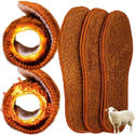 Semelles Chauffantes En Laine D’agneau Pour Enfants – 2 Paires – À Découper à La Taille – Antidérapantes – Pour Bottes, Chaussures - 9