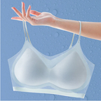 Bralette sans coutures en soie glacée confortable - 1+1 OFFERT