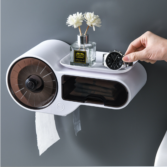 Porte-papier Hygiénique et Multifonctionnel