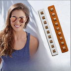 Support mural Porte Lunettes en bois de Bambou - 9 emplacements