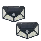 Lot de 2 Appliques solaire avec capteur de mouvement