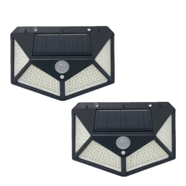 Lot de 2 Appliques solaire avec capteur de mouvement