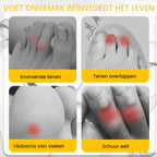 10 Paires de Protège-orteils anti-friction et silicone