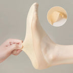 Lot de 5 chaussettes invisibles respirantes en soie glacée