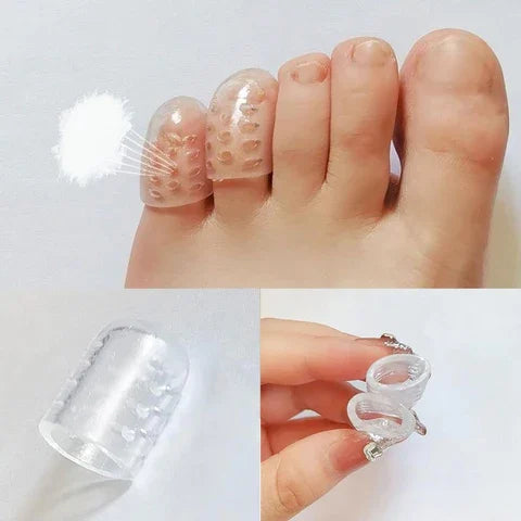 Lot de 5 Paires de Protège-orteils anti-friction et silicone