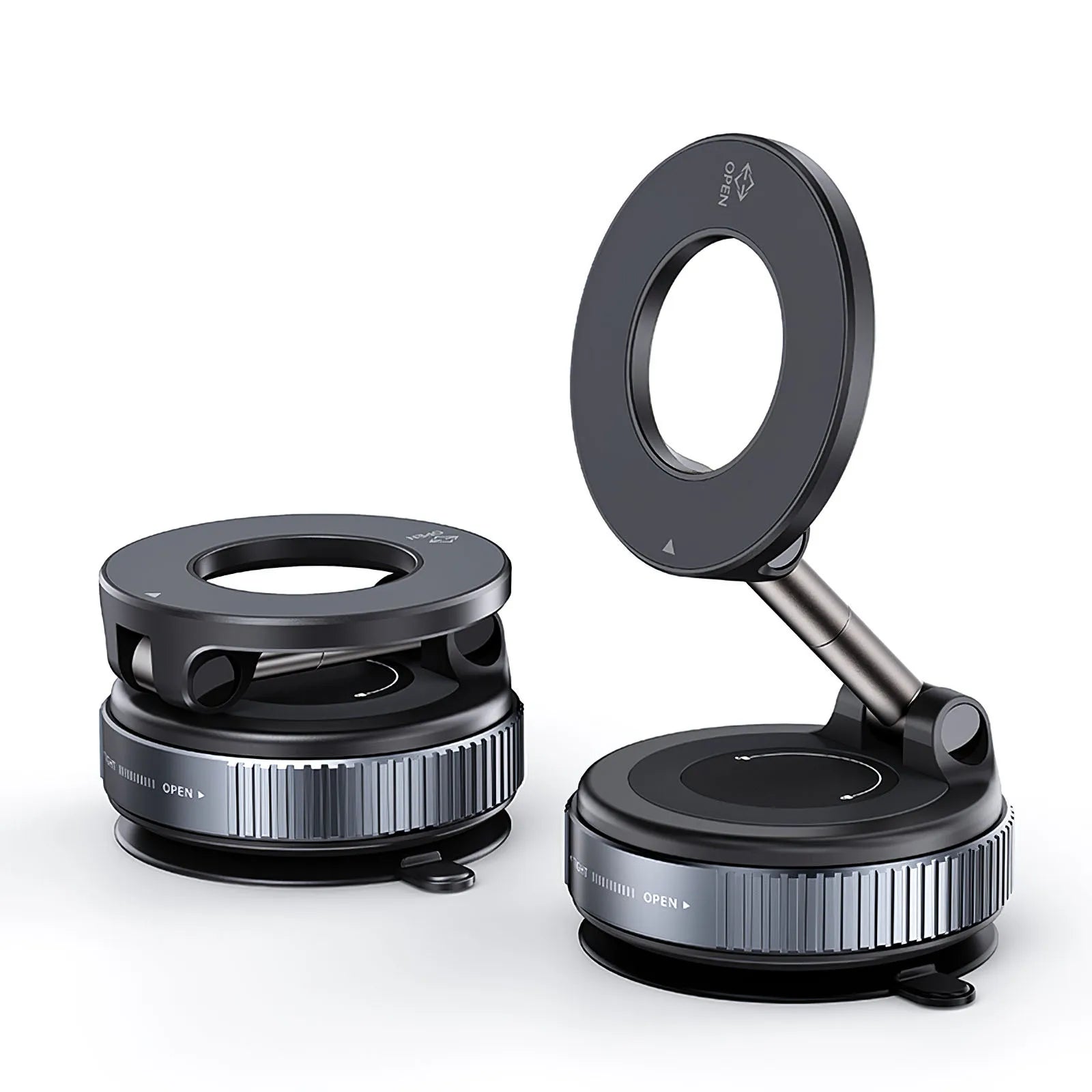 Fixation Téléphone Aimantée Pliable pour Voiture & Bureau - 360° Réglable