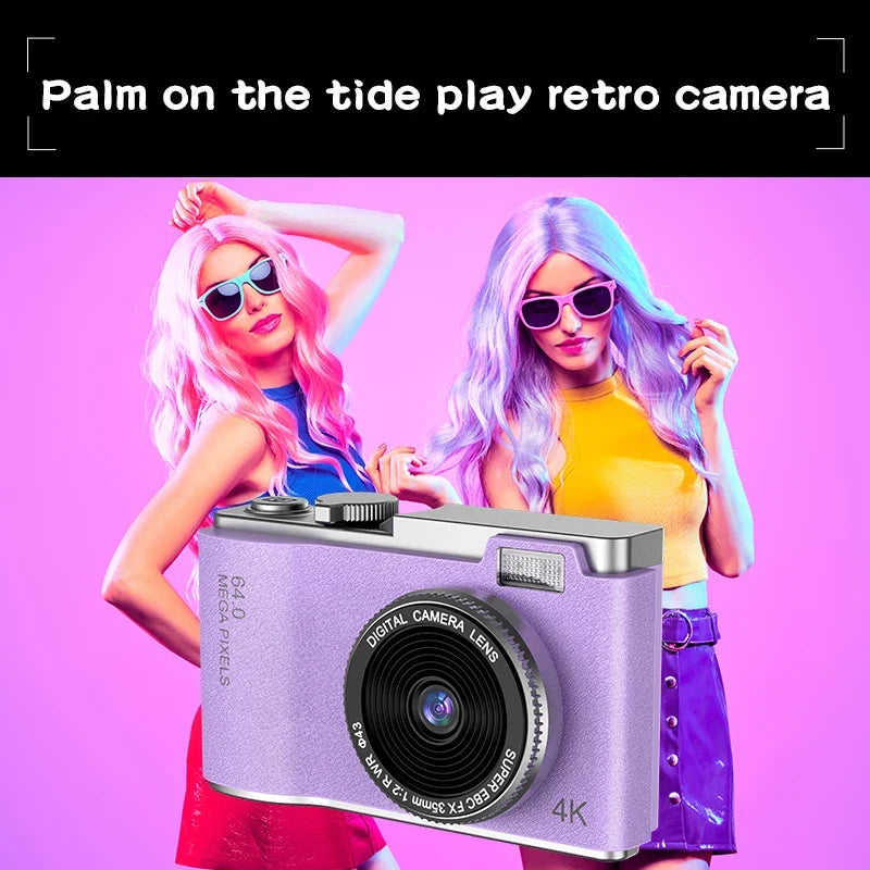 Appareil Photo/Vidéo Numérique 4K - 64MP Haute Définition