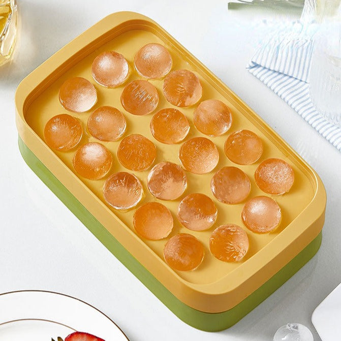 Bac à glaçons sphériques avec boîte de rangement