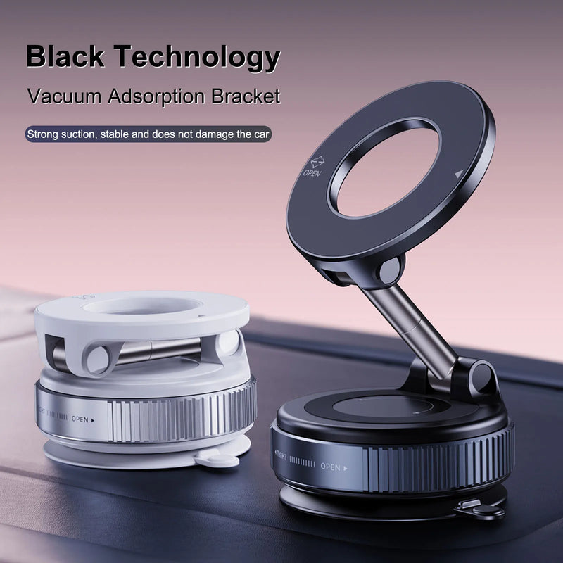 Fixation Téléphone Aimantée Pliable pour Voiture & Bureau - 360° Réglable