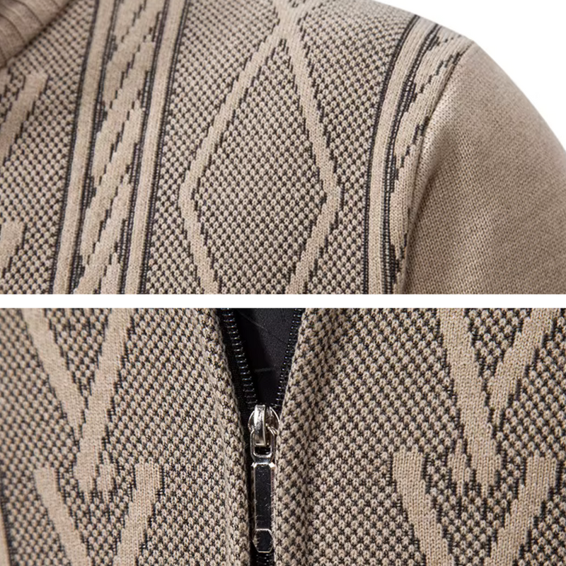 Gilet élégant avec fermeture zip pour homme - automne hiver
