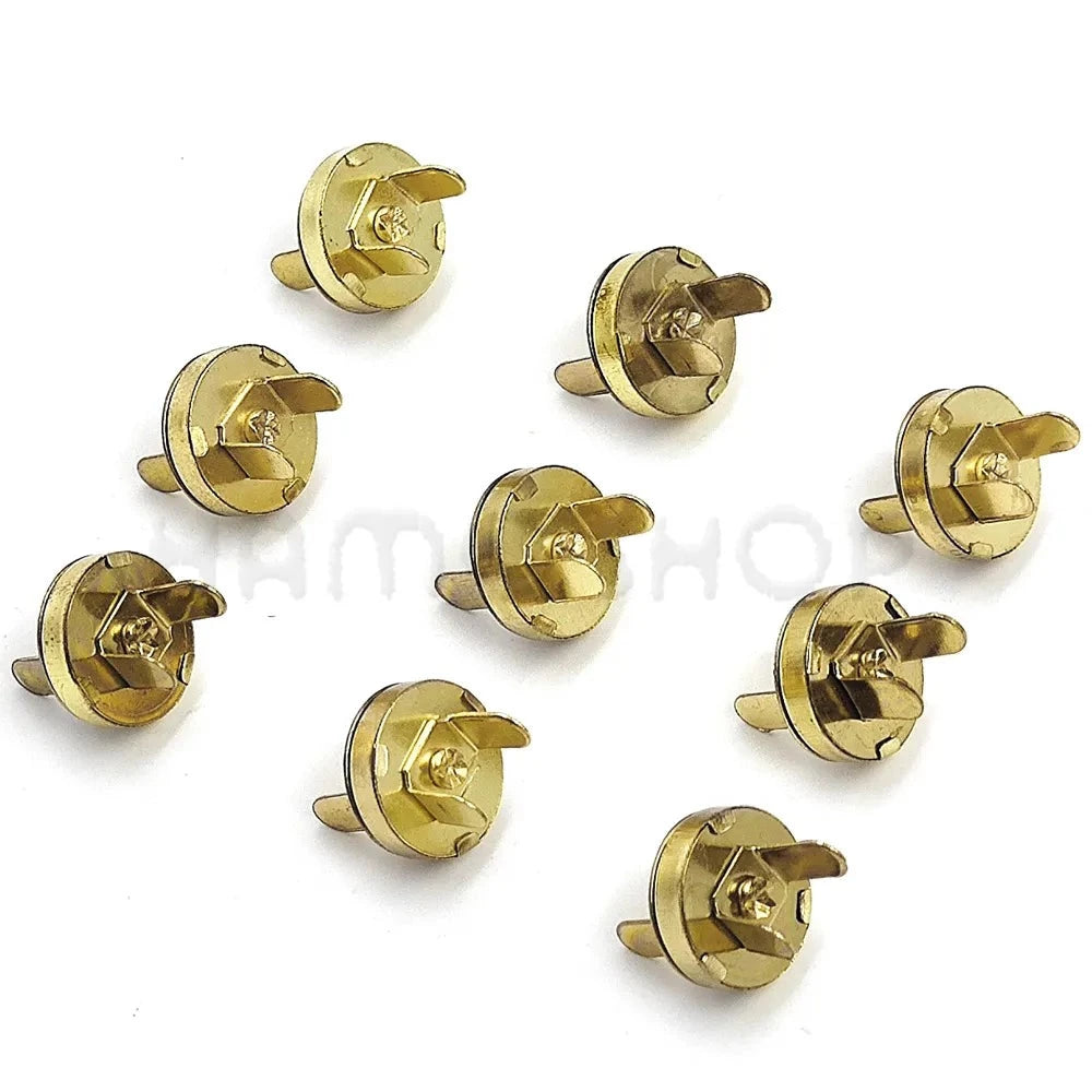 Lot de 10 boutons à pression magnétiques