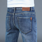 Jean en Denim Classique Coupe Droite pour Homme