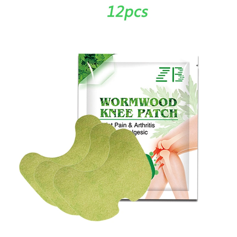 Lot de 12 Patchs genoux anti inflammatoires aux plantes