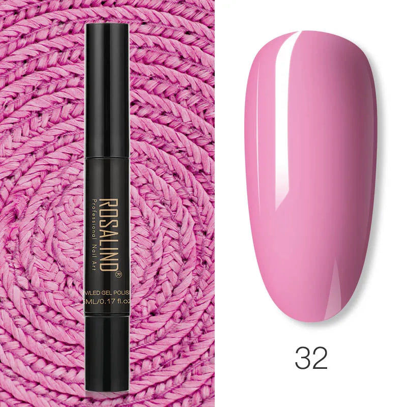 Esmalte semipermanente 3 en 1 en formato lápiz