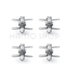 Lot de 10 boutons à pression magnétiques