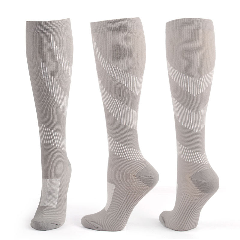 Lot de 2 Paires de Chaussettes de Compression Anti Varices