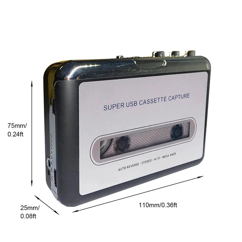 Lecteur convertisseur de cassette vers MP3