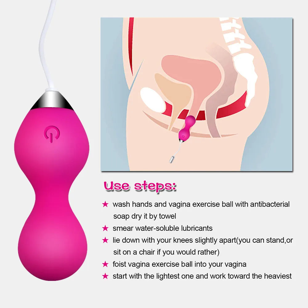 TRIO KEGEL - Kit de boules de Geisha & Vibro