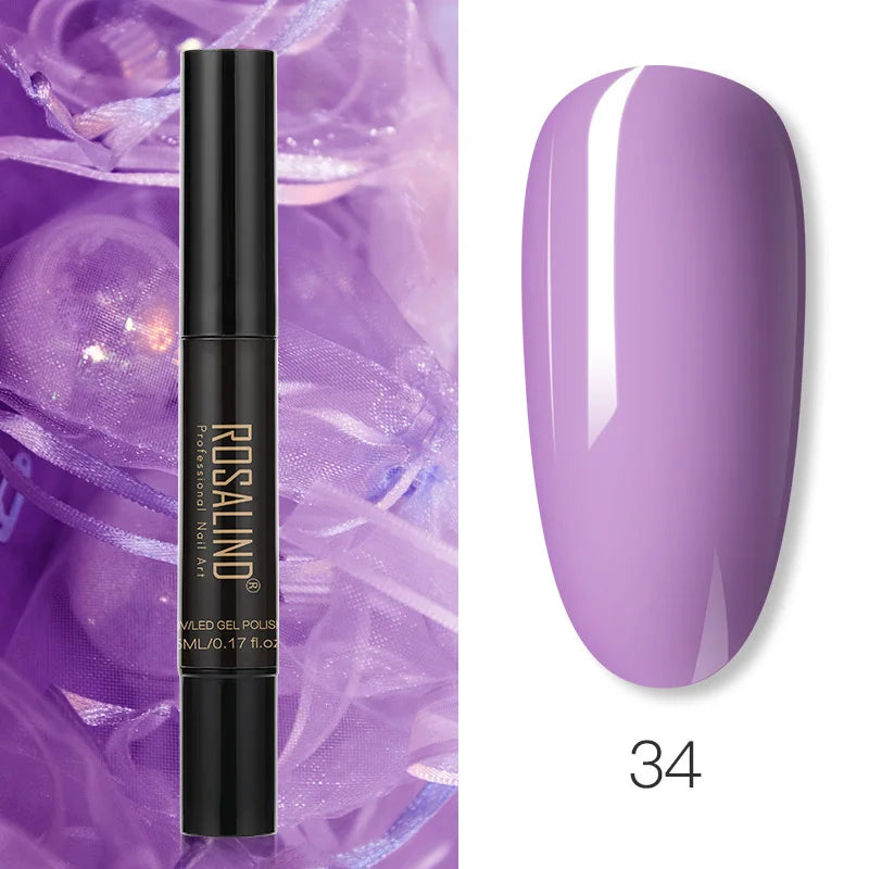 Esmalte semipermanente 3 en 1 en formato lápiz