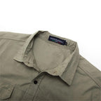 Chemise militaire manches courtes en coton