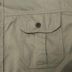 Chemise militaire manches courtes en coton