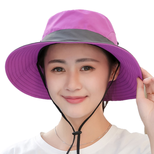 Chapeau anti-UV pliable pour femme