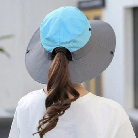 Chapeau anti-UV pliable pour femme