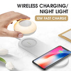 Chargeur sans fil QI 10W avec veilleuse intégrée
