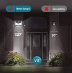 Lot de 2 Appliques solaire avec capteur de mouvement