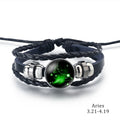 Bracelet Cuir Tressé Zodiaque – 12 Signes