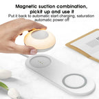 Chargeur sans fil QI 10W avec veilleuse intégrée