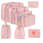Sacs organisateur compressé pour valise - Set de 8 pièces