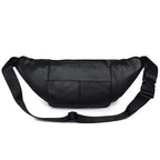 Sac banane en cuir de vache véritable pour homme