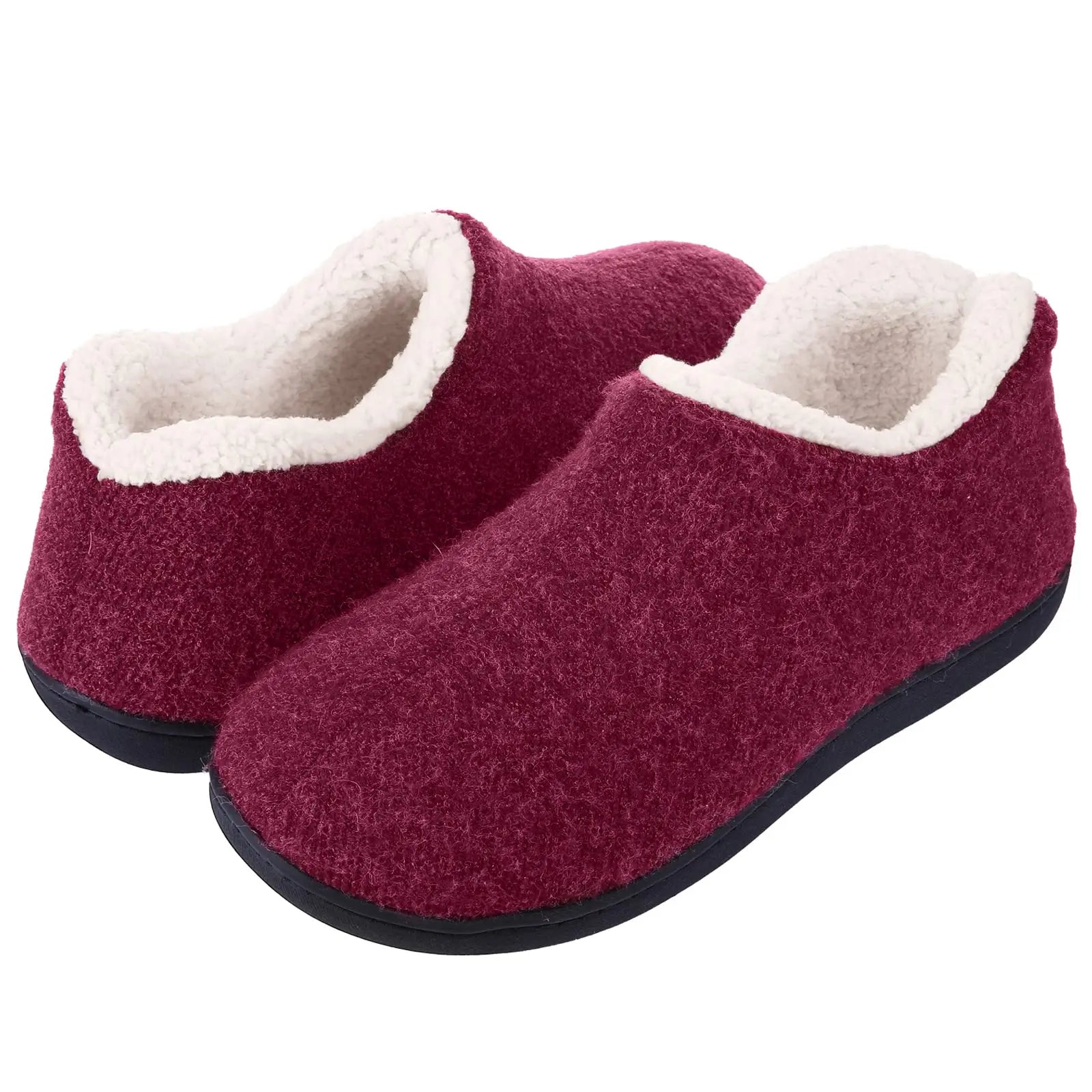 Chaussons Thermiques en Coton et Peluche Douce Antidérapants