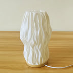 Lampe en bois Art Nordique - Effet Vague