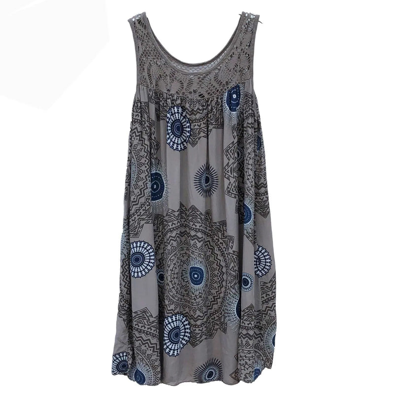 Robe d'Été à Motif Mandala - Spéciale Grandes Tailles