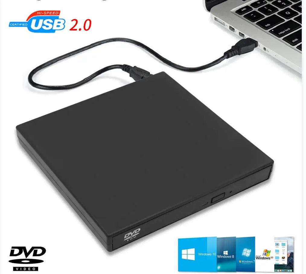 Lecteur CD/ RW/ DVD-ROM Externe USB 3.0