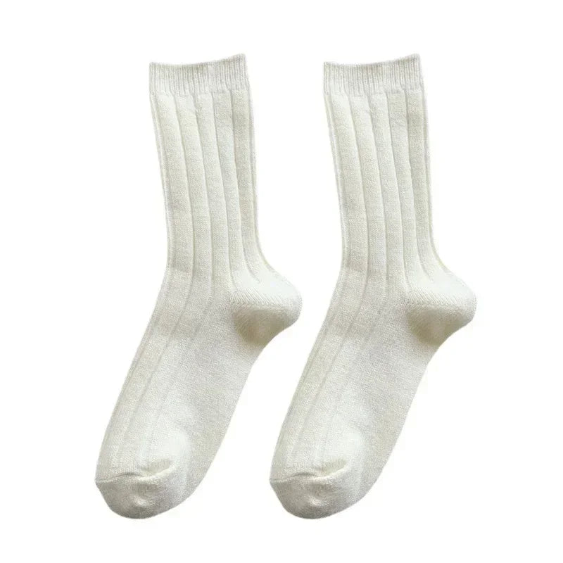 5 Paires de Chaussettes longues Super douces en laine