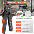 Kit d'outils de sertissage de connecteur de borne 2000PCS