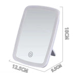 Miroir de Maquillage LED Réglable & Tactile