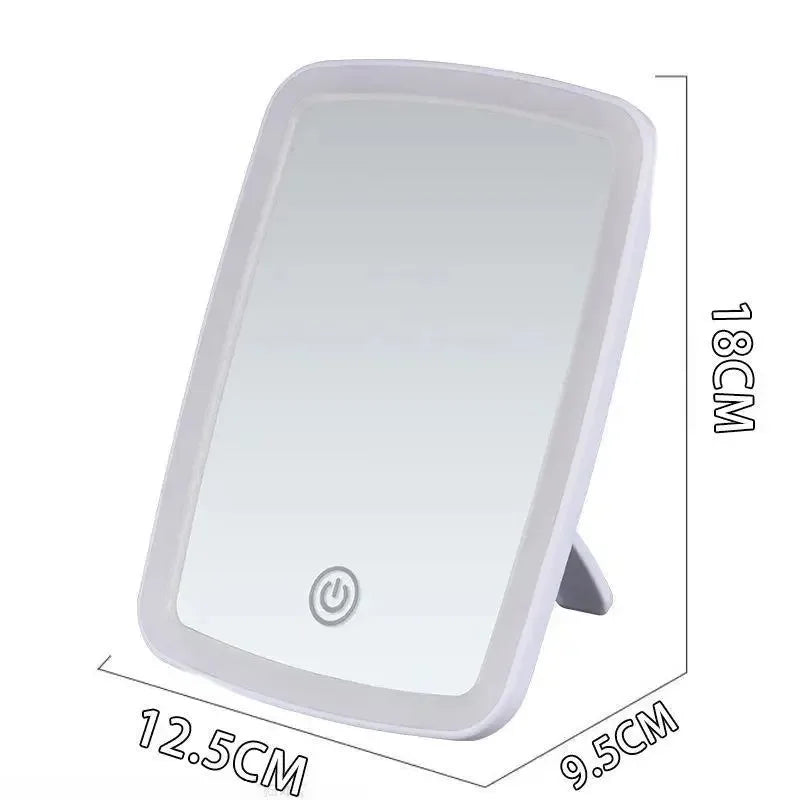 Miroir de Maquillage LED Réglable & Tactile