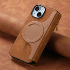 Coque de Téléphone Magnétique 2 en 1 Porte-feuille multifonctionnelle