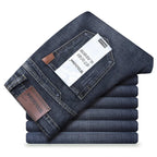 Jean en Denim Classique Coupe Droite pour Homme
