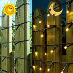 Guirlandes lumineuses LED à énergie solaire