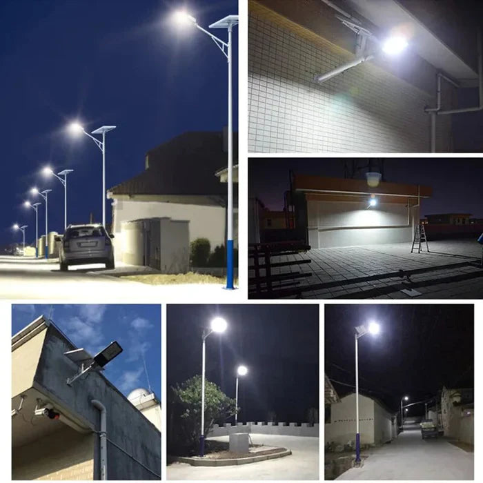 Réverbère Solaire LED 200W avec Télécommande