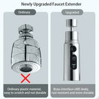 Extension d'évier 360° de cuisine avec adaptateur universel - 2 Modes
