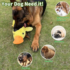 Ducky - Jouet Canard en Peluche pour Chiens Résistant à la Mastication