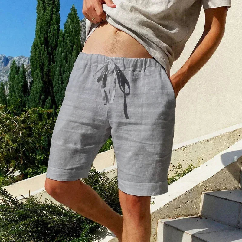 Pantalon Court Homme Léger – Look Estival Chic