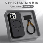 Coffret Smartphone - Coque Magnétique en Silicone & Dragonne