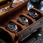 Etui de voyage pour montres en Cuir PU - 3 emplacements